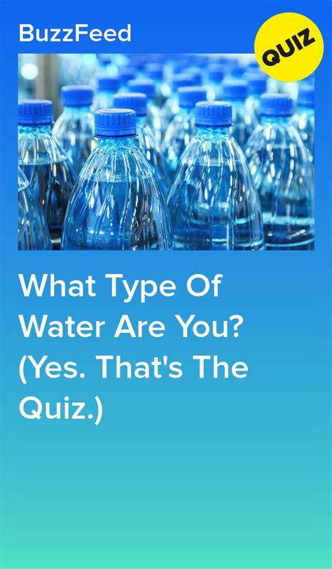 what water bottle am i quiz